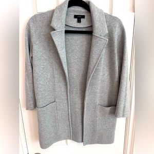 xxxs Jcrew Ella sweater blazer-light grey